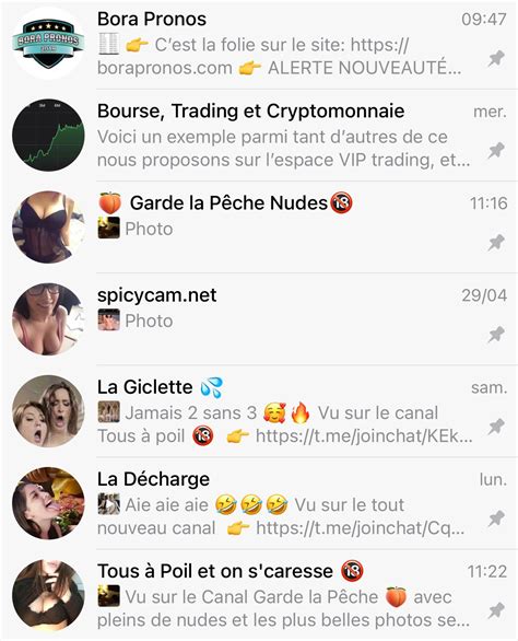 nude télégramme|Les meilleurs Groupes & Canaux Telegram Nudes